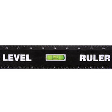 Mayes 48 Inch Magnetic Poly Level Rule w/ Vials Black