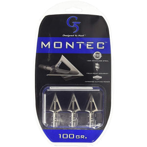 G5 Outdoors Montec Crossbow Fixed Broadhead 3 pack - 100 Grain