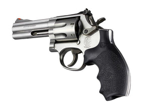 Hogue S&W KL Frame Round Butt Rubber Bantam Style Grip Black