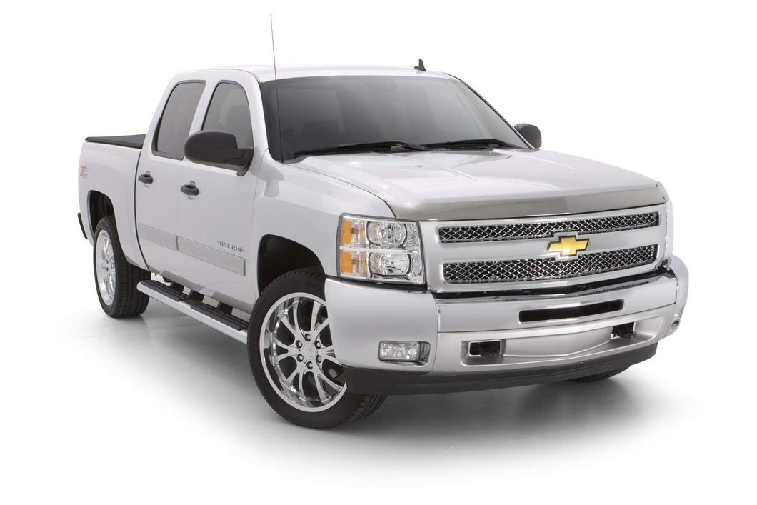 Auto Vent Shade Aeroskin Flush Mount Chrome Hood Protector for 2015-2018 Ford F150