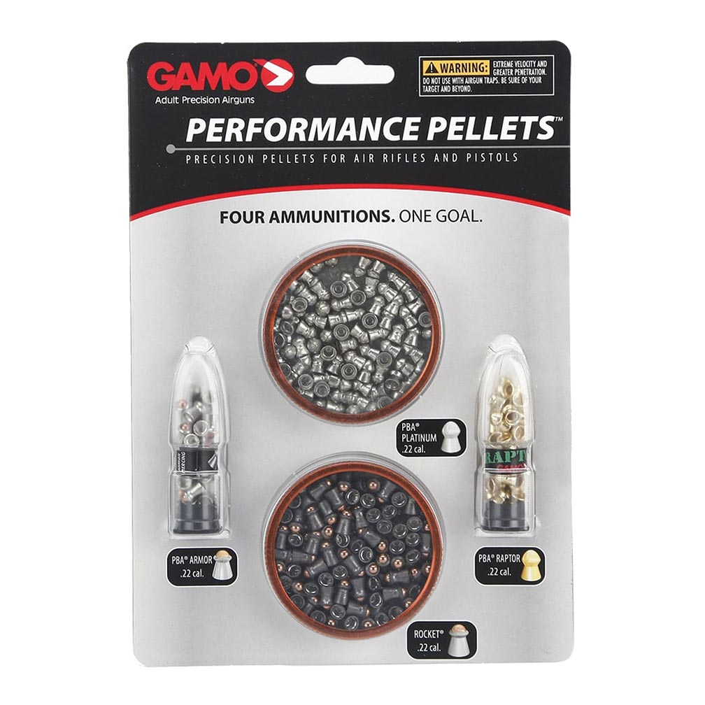 Gamo Performance .22cal Pellet Assorted Combo Pack (225 Count)