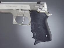 Hogue S&W 6906 Shorty 40 Rubber Grip with Finger Grooves Black