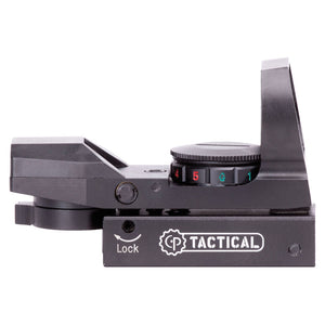 CenterPoint Red/Green 34mm Multi-Reticle Reflex Sight with 4 Reticle Patterns