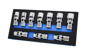 Astro  Tool 74310 6 Point Metric 3/8In Drive Flex Socket Set