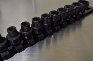 Astro  Tool 78310 SAE 3/8In Drive Low Profile Nano Impact Sockets 10 Piece