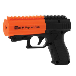 Mace Brand Pepper Gun 2.0 w/Picatinny rail & Dual mode LED strobe light