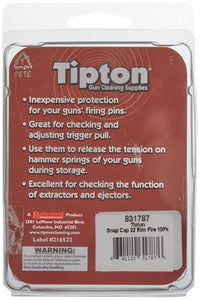 Tipton Snap Cap Rifle 22 Rimfire 10 Pack