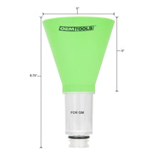 OEMTOOLS 87021 Direct Fit Oil Funnel for GM and BMW