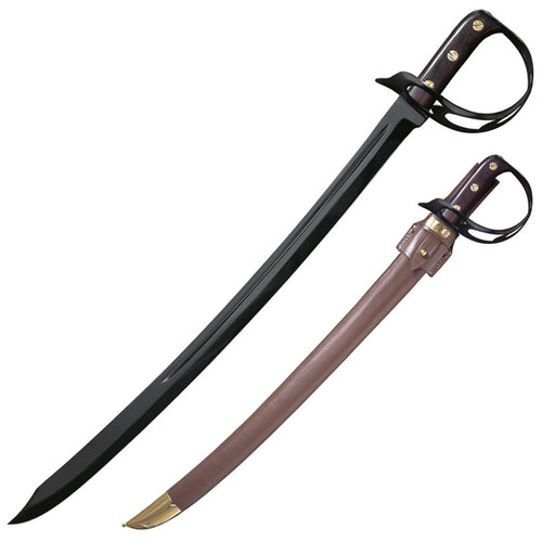 Cold Steel 1917 Cutlass Handle with Leather Scabbard