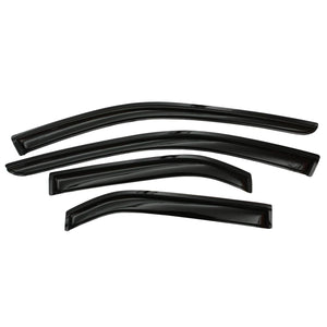 Auto Vent Shade Original Ventvisor Side Window Deflector Dark Smoke 4Pc Set for 2009-2014 Nissan Mu