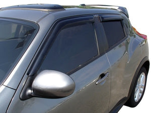 Auto Vent Shade Original Ventvisor Side Window Deflector Dark Smoke 4Pc Set for 2010-2018 Nissan Ju