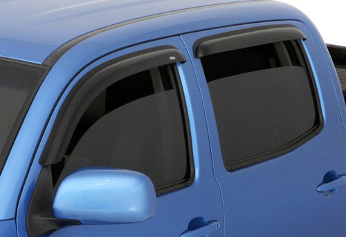 Auto Vent Shade Ventvisor Side Window Deflector Dark Smoke 4Pc Set2004-2008 Ford F150 SuperCrew