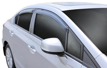 Auto Vent Shade Original Ventvisor Side Window Deflector Dark Smoke 4Pc Set for 2012-2015 Honda Civ