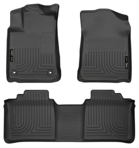 Husky 2013-18 Toyota Avalon ELEC/GAS  Front & 2nd Seat Floor Liners Black
