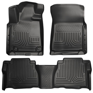 Husky Liners Front & 2nd Seat Floor Liners Fits 07-11 Tundra CrewMax/Double Cab