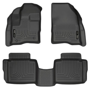 Husky Liners Front & 2nd Seat Floor Liners (Footwell Coverage) Fits 10-19 Taurus