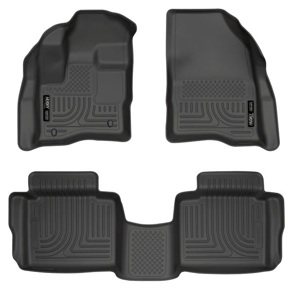 Husky Liners Front & 2nd Seat Floor Liners (Footwell Coverage) Fits 10-19 Taurus