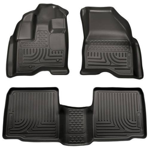 Husky Liners Front & 2nd Seat Floor Liners Fits 11-14 Explorer