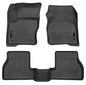 Husky Liners Front & 2nd Seat Floor Liners  12-15 FORD FOCUS-Black