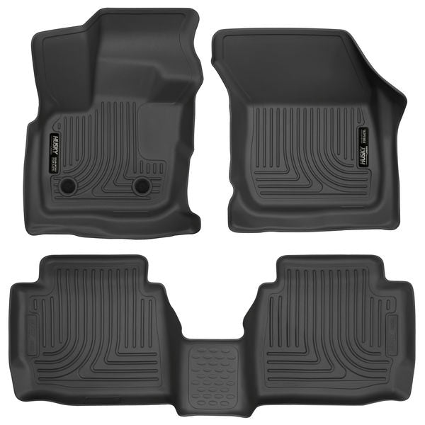 Husky Liners Front & 2nd Seat Floor Liners Fits 17-2020 Fusion 17-2020 MKZ