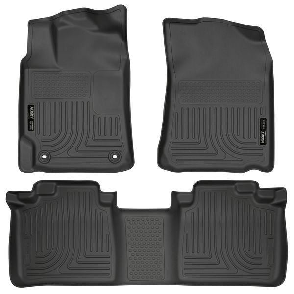 Husky Liners Front & 2nd Seat Floor Liners  12-17 TOYOTA CAMRY-Black