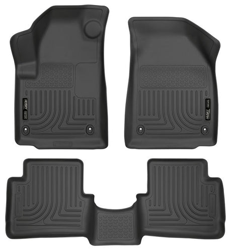 Husky Liners 99021 Black Front and 2nd Seat Floor Liner 2013-2016 Dodge Dart Black