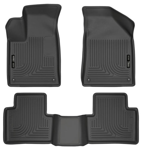 Husky Front & 2nd Seat Floor (Footwell Coverage) '15-'16 Chrysler 200 Black