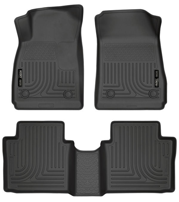Husky Liners Front & 2nd Seat Floor Liners (Footwell Coverage) Fits 14-2020 Impala