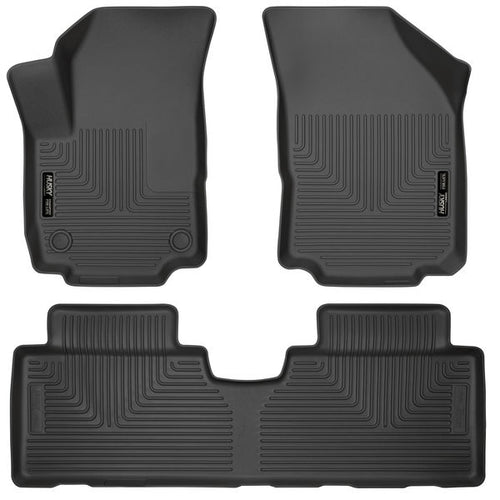 Husky 2018-20 Chevrolet Equinox Weatherbeater Front & 2nd Seat Floor Liners Black