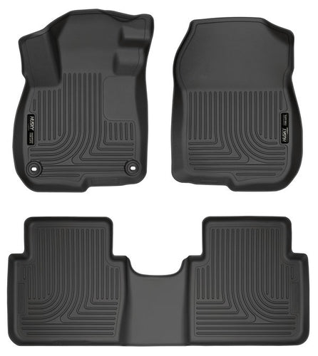 Husky Liners Front & 2nd Seat Floor Liners  17-2020 HONDA CRV-Black
