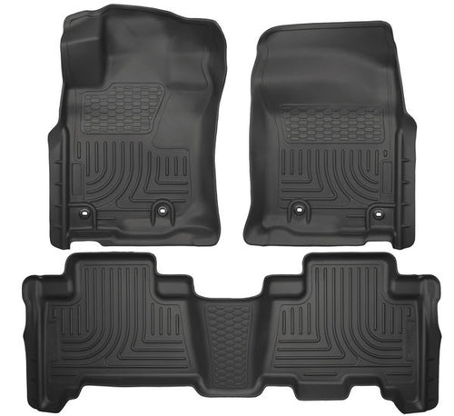 Husky Liners Front & 2nd Seat Floor Liners  13-2020 4RUNNER/ 14-19 GX460-Black