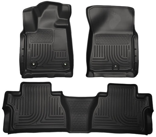 Husky Liners WeatherBeater Black Front and 2nd Seat Floor Liner-Black