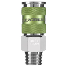 Flexzilla Pro High Flow Coupler 3/8" MNPT 1/4" Body