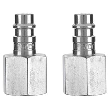 Flexzilla Pro High Flow Plug 3/8" FNPT 1/4" Body 2-Pack