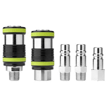 Flexzilla Pro Heavy Duty Safety Coupler and Plug Kit 3/8" NPT - 5 Pcs