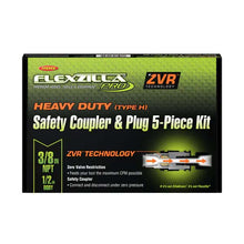 Flexzilla Pro Heavy Duty Safety Coupler and Plug Kit 3/8" NPT - 5 Pcs