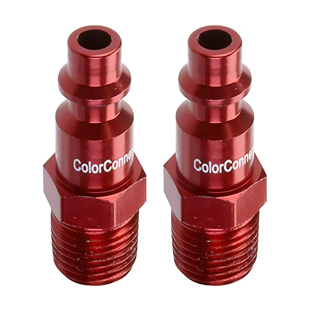 ColorConnex Male Plug Kit 2-Pack (Red)