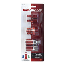 ColorConnex Coupler  Plug Kit Type D 1/4in NPT 1/4in Body Red 7 Pc
