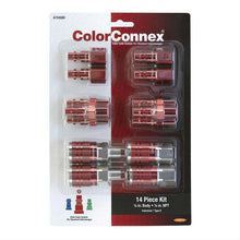 ColorConnex Coupler  Plug Kit Type D 1/4in NPT 1/4in Body Red 14 Pc