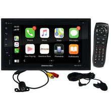 American Bass 6.2" Double DIN Mechless Receiver with Bluetooth USB/SD Inputs Android Auto/Apple Ca