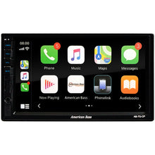 American Bass 7" Double DIN Mechless Receiver with Bluetooth USB/SD Inputs Android Auto/Apple Carp