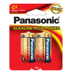 Panasonic Alkaline Size "C" Plus Power (2-Pack)