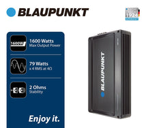 Blaupunkt 1600 Watt 4-Channel Amplifier