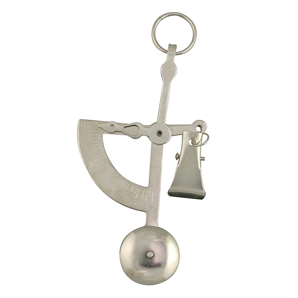 American Weigh ScalesHand held mechanical hanging scale Silver 4 Oz.Capacity