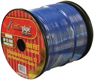 Audiopipe 12 Gauge 500Ft Primary Wire Blue