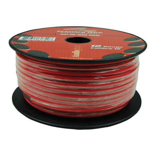 Audiopipe 12 Gauge 500Ft Primary Wire Red