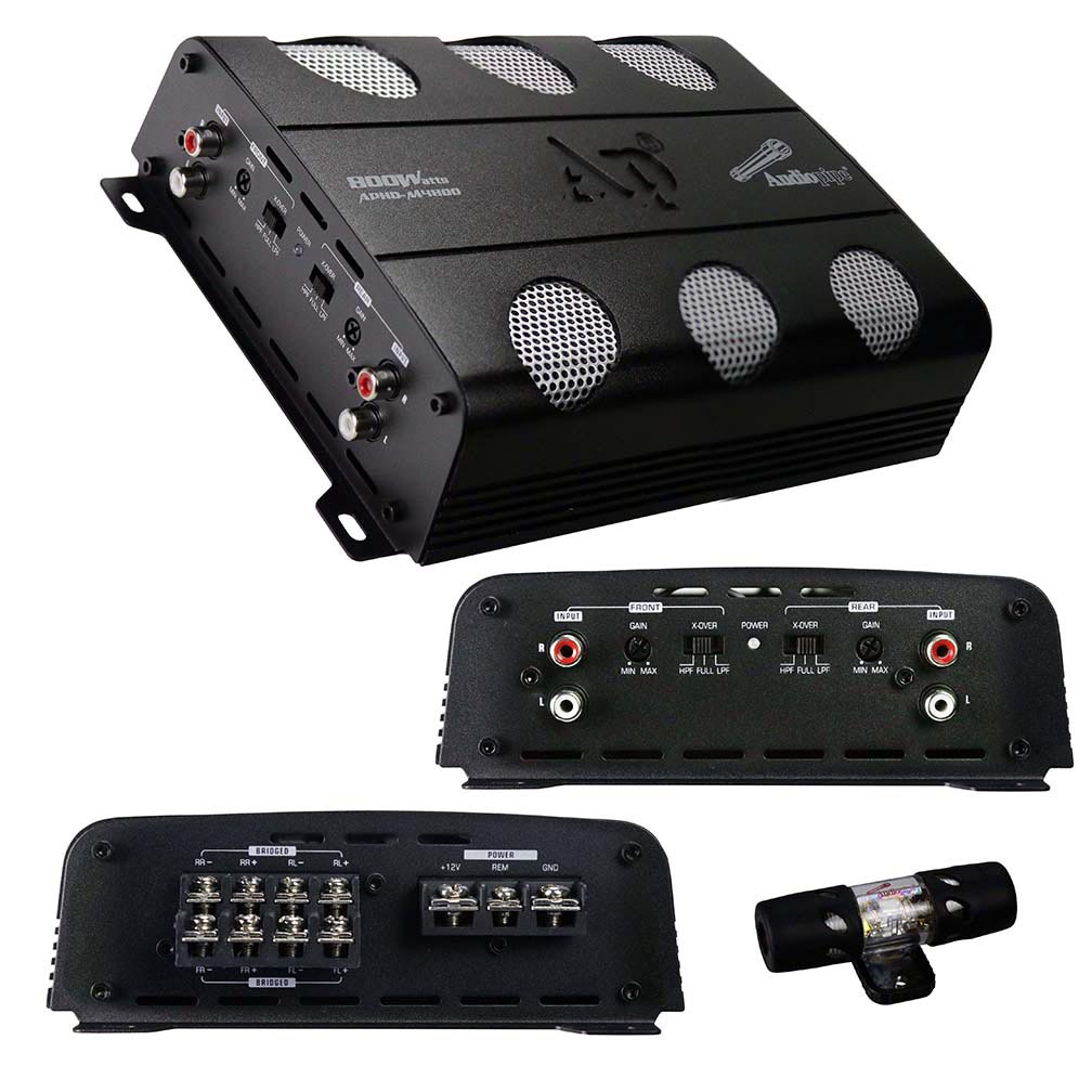 Audiopipe Amplifier D Class 4 Channel 800 Watts Max