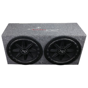 Audiopipe Bass Package - includes APMCRO18002xTSPX1250 in Sealed Box & BMS1500SX