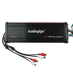 Audiopipe Micro 4 Channel Marine Powersports Amplifier 1000 Watts