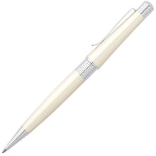 Cross Beverly Pearlescent White Lacquer Ballpoint Pen Medium Tip Black Ink